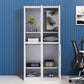 White Steel Wardrobe Cabinet Contemporary Style Wardrobe Armoire