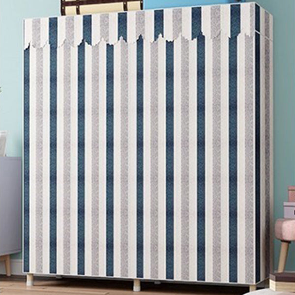 Guardaroba pieghevole contemporaneo armadio in acciaio oro in acciaio