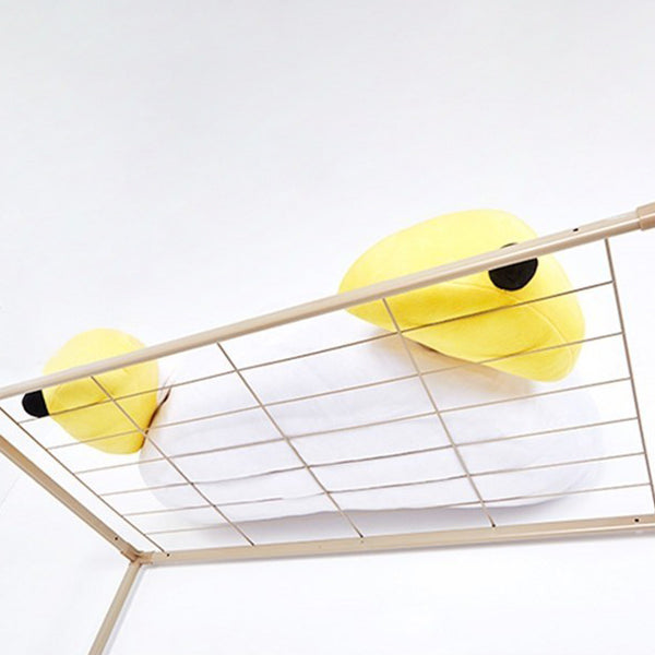 Guardaroba pieghevole contemporaneo armadio in acciaio oro in acciaio