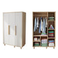 Engineered Wood Garderobe Armoire Modern Style garderobe voor slaapkamer