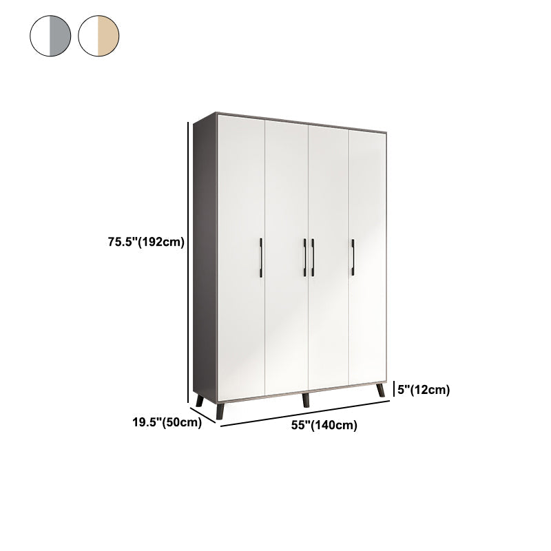 Engineered Wood Garderobe Armoire Modern Style garderobe voor slaapkamer