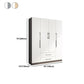 Engineered Wood Garderobe Armoire Modern Style garderobe voor slaapkamer