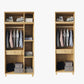 Light Wood Finish Wardrobe Armoire Traditional Wardrobe Cabinet Clearhalo 'Armoires & Wardrobes' 'armoires_wardrobes' 'Bedroom Furniture' 'furn' 'furn_armoires_wardrobes' 'Furniture' 5686247