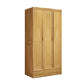 Rubberwood Wardrobe Cabinet With Drawer Traditional Wardrobe Closet 46"L x 24"W x 86"H Wood Clearhalo 'Armoires & Wardrobes' 'armoires_wardrobes' 'Bedroom Furniture' 'furn' 'furn_armoires_wardrobes' 'Furniture' 5686295