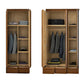 Rubberwood Wardrobe Cabinet With Drawer Traditional Wardrobe Closet Clearhalo 'Armoires & Wardrobes' 'armoires_wardrobes' 'Bedroom Furniture' 'furn' 'furn_armoires_wardrobes' 'Furniture' 5686300