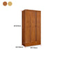 Rubberwood Wardrobe Cabinet With Drawer Traditional Wardrobe Closet Clearhalo 'Armoires & Wardrobes' 'armoires_wardrobes' 'Bedroom Furniture' 'furn' 'furn_armoires_wardrobes' 'Furniture' 5686302