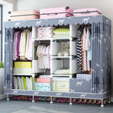 Guardaroba per la casa contemporanea armadio in acciaio in acciaio con scaffali