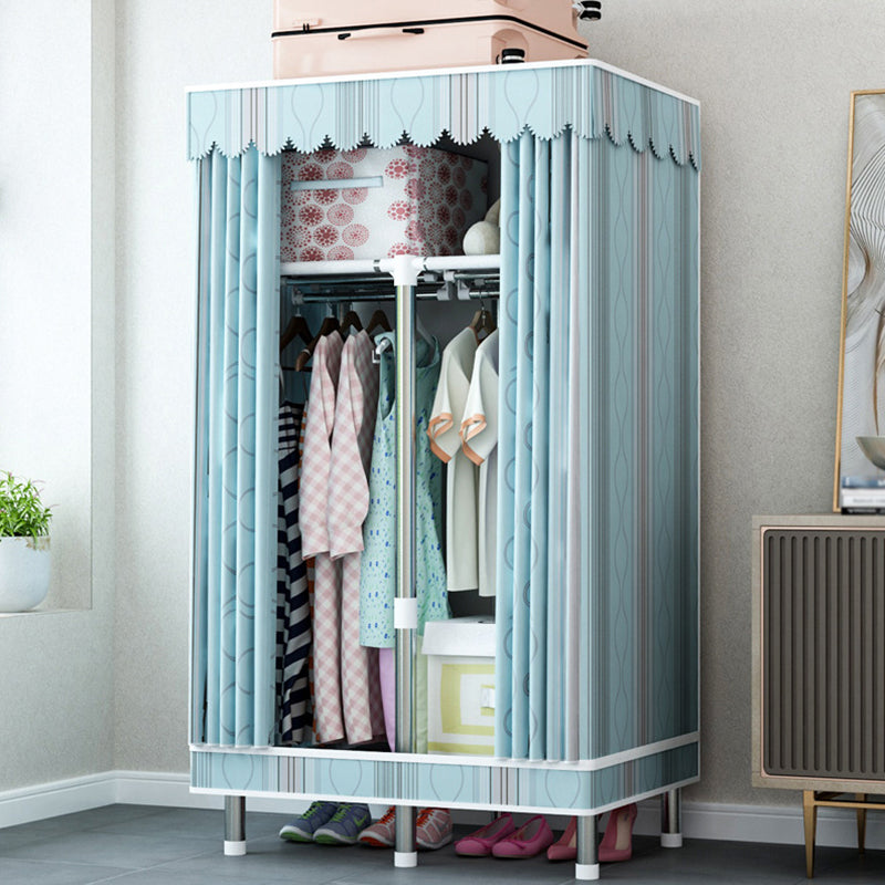 Guardaroba per la casa contemporanea armadio in acciaio in acciaio con scaffali