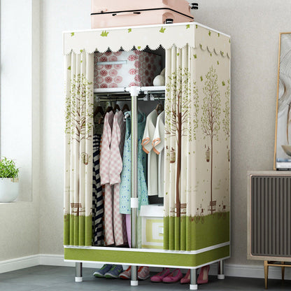 Guardaroba per la casa contemporanea armadio in acciaio in acciaio con scaffali