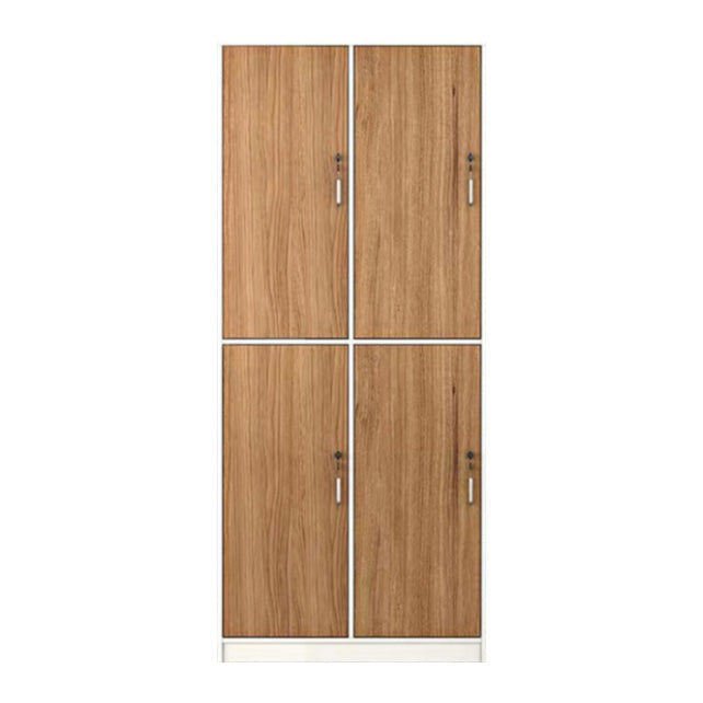 Natural Finish Indoor Cabinet Contemporary Storage Cabinet with Hinged Door 31"L x 16"W x 75"H 4 Clearhalo 'Armoires & Wardrobes' 'armoires_wardrobes' 'Bedroom Furniture' 'furn' 'furn_armoires_wardrobes' 'Furniture' 5686349