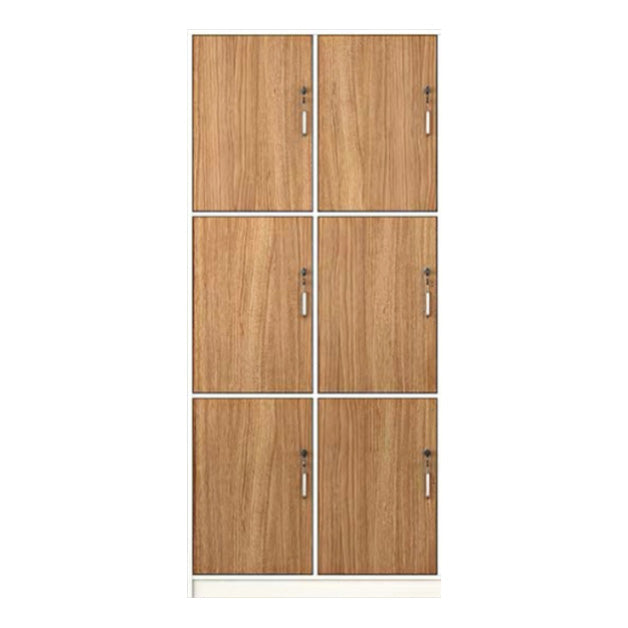 Natural Finish Indoor Cabinet Contemporary Storage Cabinet with Hinged Door 31"L x 16"W x 75"H 6 Clearhalo 'Armoires & Wardrobes' 'armoires_wardrobes' 'Bedroom Furniture' 'furn' 'furn_armoires_wardrobes' 'Furniture' 5686350