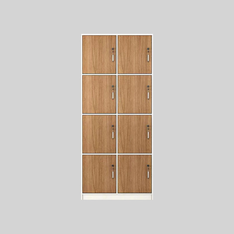 Natural Finish Indoor Cabinet Contemporary Storage Cabinet with Hinged Door Clearhalo 'Armoires & Wardrobes' 'armoires_wardrobes' 'Bedroom Furniture' 'furn' 'furn_armoires_wardrobes' 'Furniture' 5686362