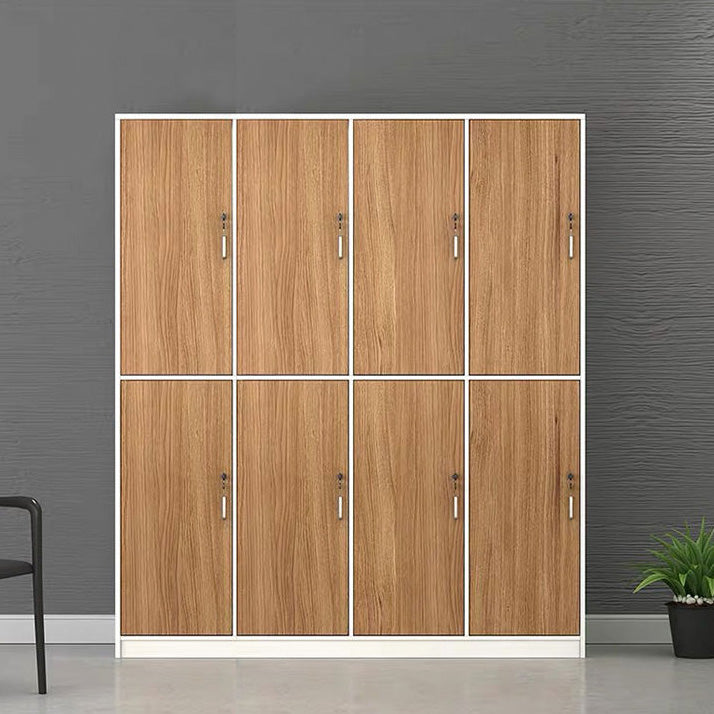Natural Finish Indoor Cabinet Contemporary Storage Cabinet with Hinged Door Clearhalo 'Armoires & Wardrobes' 'armoires_wardrobes' 'Bedroom Furniture' 'furn' 'furn_armoires_wardrobes' 'Furniture' 5686364