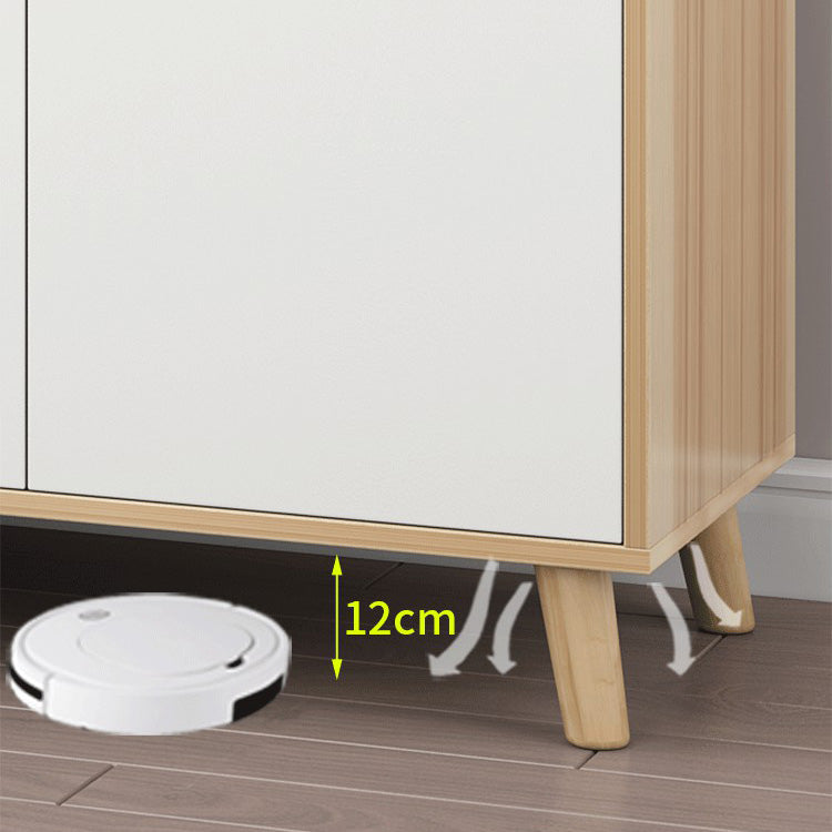 Gefabriceerde houten opbergkast moderne kast met houten benen