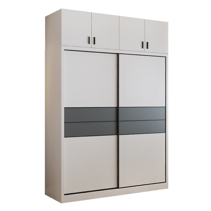 Eigentijdse stijl garderobe witte kleur houten slaapkamer garderobe kast