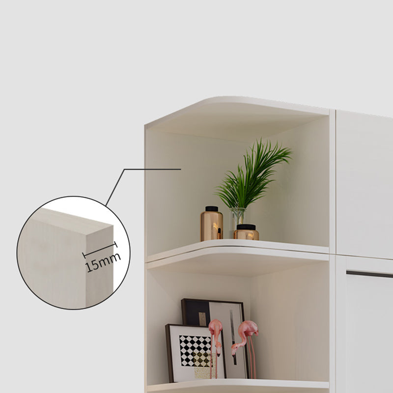 Eigentijdse stijl garderobe witte kleur houten slaapkamer garderobe kast