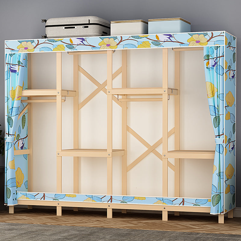 Eigentijdse stijl garderobe massief hout 1-deuren garderobe kast voor slaapkamer