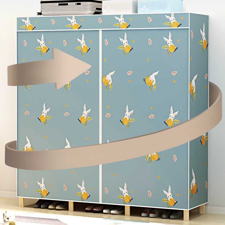Contemporary Style Wardrobe Solid Wood 1-Door Wardrobe Closet for Bedroom Clearhalo 'Armoires & Wardrobes' 'armoires_wardrobes' 'Bedroom Furniture' 'furn' 'furn_armoires_wardrobes' 'Furniture' 5686503