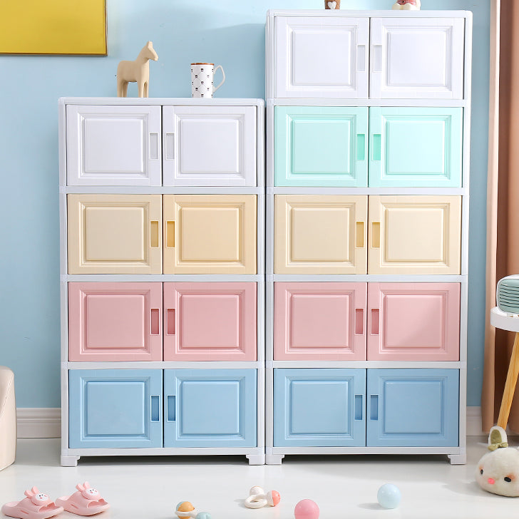 Eigentijdse stijl slaapkamerkast plastic niet-hangende opbergkast