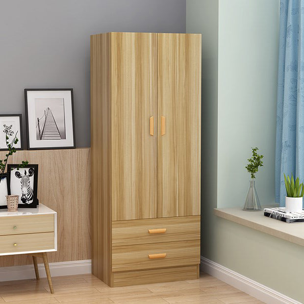 Eigentijdse stijl garderobe armoire houten garderobe kast voor slaapkamer
