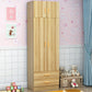 Eigentijdse stijl garderobe armoire houten garderobe kast voor slaapkamer