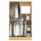Contemporary Style Wardrobe Wood 2 Doors Wardrobe Closet for Bedroom
