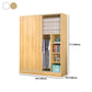 Contemporary Style Wardrobe Wood 2 Doors Wardrobe Closet for Bedroom