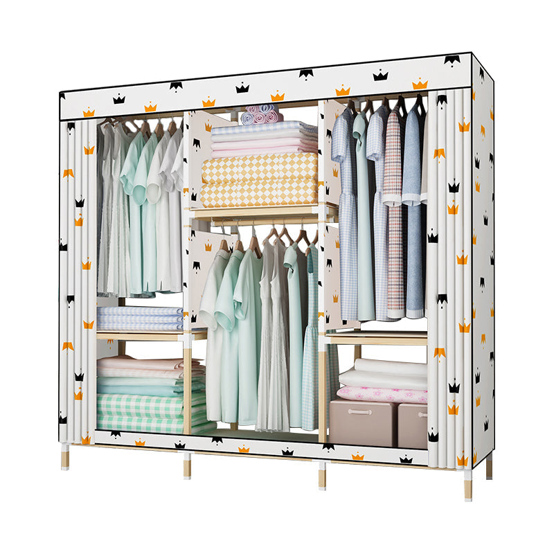 Moderne stijl garderobe massief hout 1-deuren garderobe kast voor slaapkamer