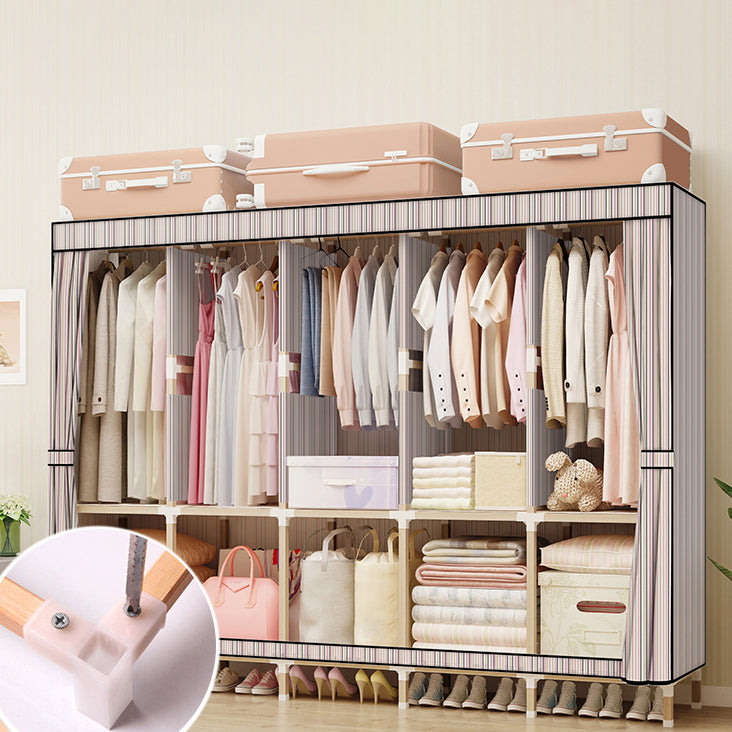 Moderne stijl garderobe massief hout 1-deuren garderobe kast voor slaapkamer