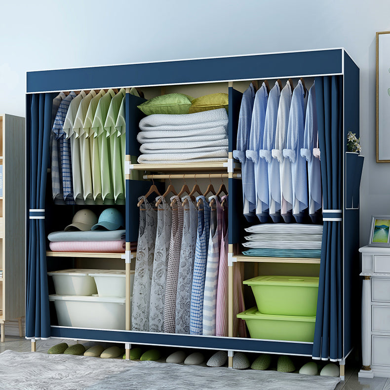 Moderne stijl garderobe massief hout 1-deuren garderobe kast voor slaapkamer