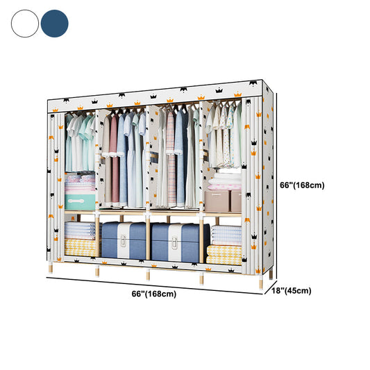 Moderne stijl garderobe massief hout 1-deuren garderobe kast voor slaapkamer