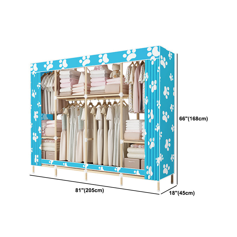 Moderne stijl garderobe massief hout 1-deuren garderobe kast voor slaapkamer