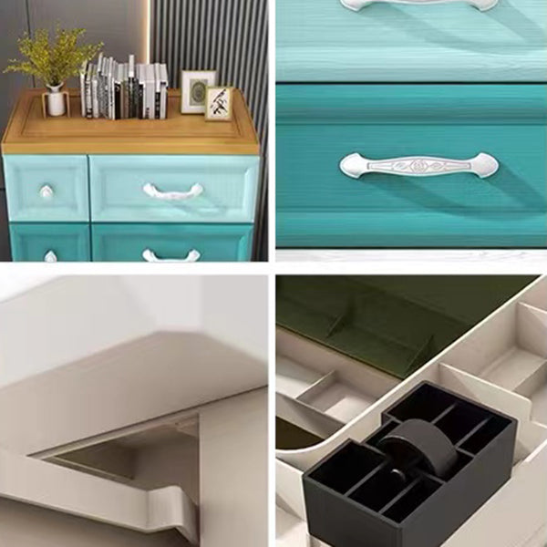 Modern Wardrobe Plastic 10-drawer Wardrobe Closet,29.53" D x 13.78" W x 39.37" H Clearhalo 'Armoires & Wardrobes' 'armoires_wardrobes' 'Bedroom Furniture' 'furn' 'furn_armoires_wardrobes' 'Furniture' 5686683