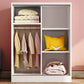 Modern Style Wardrobe Wood 2-Door Wardrobe Closet for Bedroom