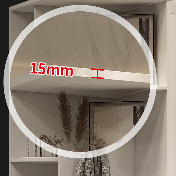 Witte eigentijdse garderobe kast houten garderobe araRoire voor thuis