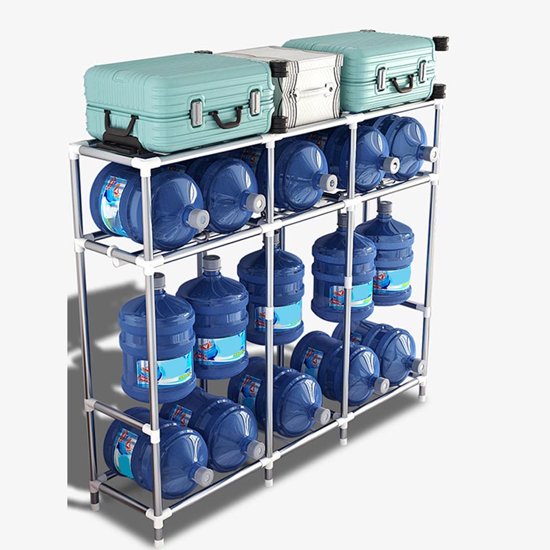 Armadio per la camera da letto in metallo moderno con armadio in metallo con ripiani