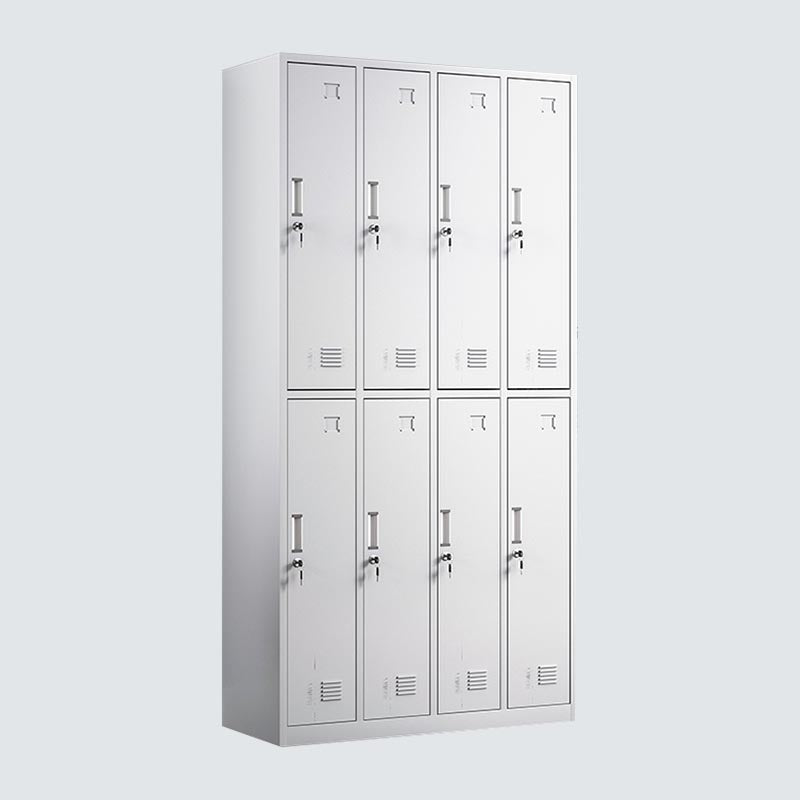 Hinged Modern Wardrobe Armoire Metal Wardrobe Cabinet for Home Clearhalo 'Armoires & Wardrobes' 'armoires_wardrobes' 'Bedroom Furniture' 'furn' 'furn_armoires_wardrobes' 'Furniture' 5686968