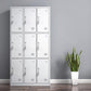 Hinged Modern Wardrobe Armoire Metal Wardrobe Cabinet for Home 9 Clearhalo 'Armoires & Wardrobes' 'armoires_wardrobes' 'Bedroom Furniture' 'furn' 'furn_armoires_wardrobes' 'Furniture' 5686970