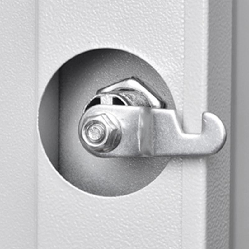 Hinged Modern Wardrobe Armoire Metal Wardrobe Cabinet for Home Clearhalo 'Armoires & Wardrobes' 'armoires_wardrobes' 'Bedroom Furniture' 'furn' 'furn_armoires_wardrobes' 'Furniture' 5686971