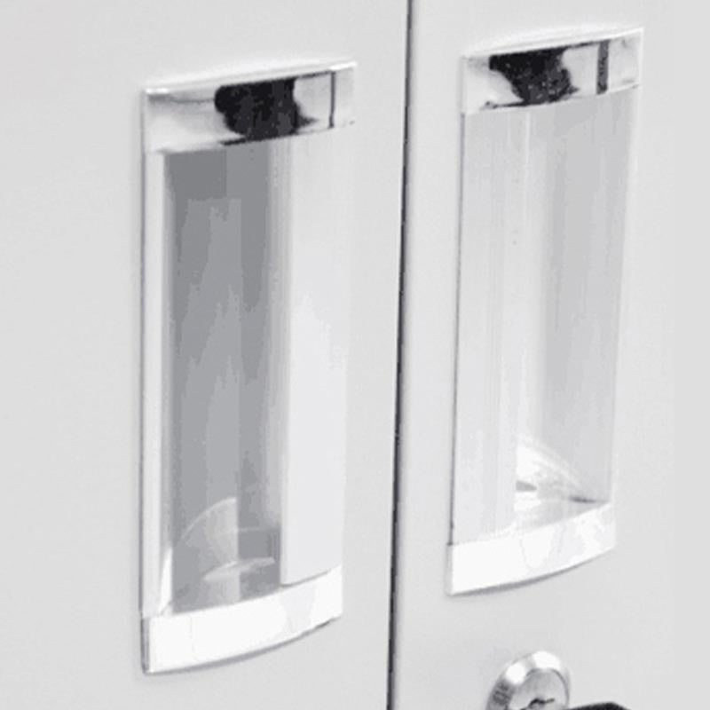 Hinged Modern Wardrobe Armoire Metal Wardrobe Cabinet for Home Clearhalo 'Armoires & Wardrobes' 'armoires_wardrobes' 'Bedroom Furniture' 'furn' 'furn_armoires_wardrobes' 'Furniture' 5686972