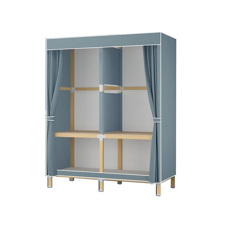 Guardaroba in stile contemporaneo in legno solido armadio a 1 porte per la casa