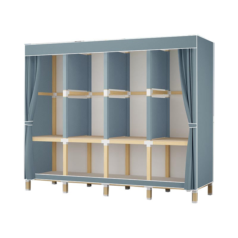 Guardaroba in stile contemporaneo in legno solido armadio a 1 porte per la casa