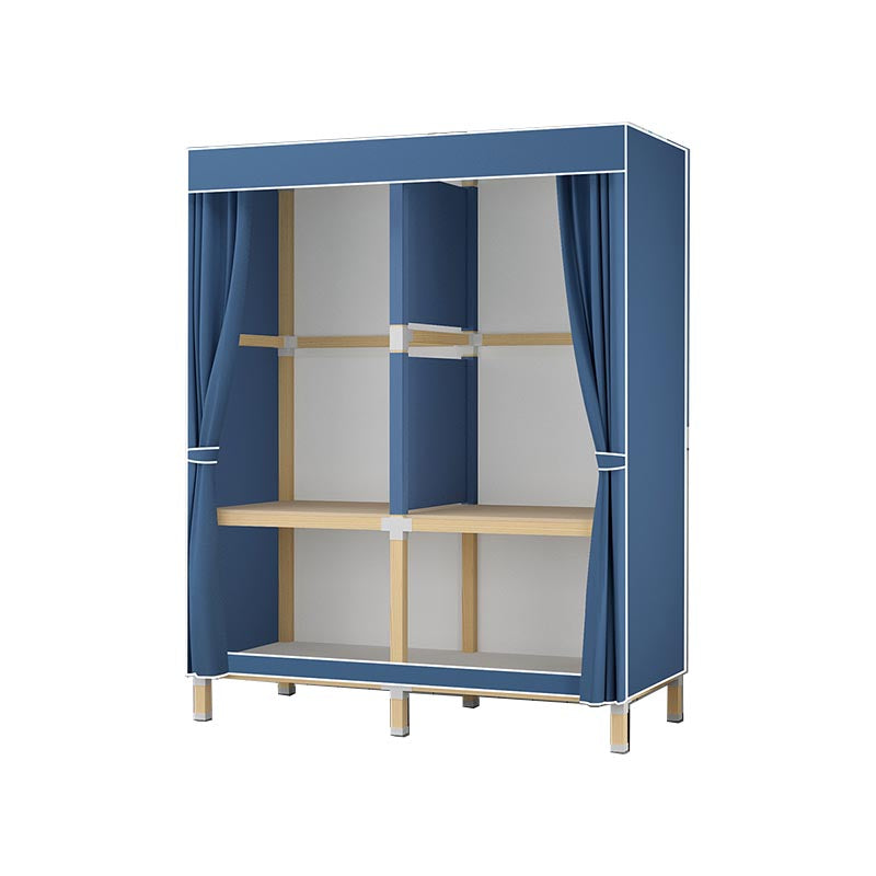 Guardaroba in stile contemporaneo in legno solido armadio a 1 porte per la casa