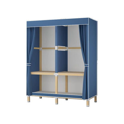 Guardaroba in stile contemporaneo in legno solido armadio a 1 porte per la casa