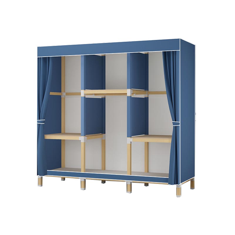 Guardaroba in stile contemporaneo in legno solido armadio a 1 porte per la casa