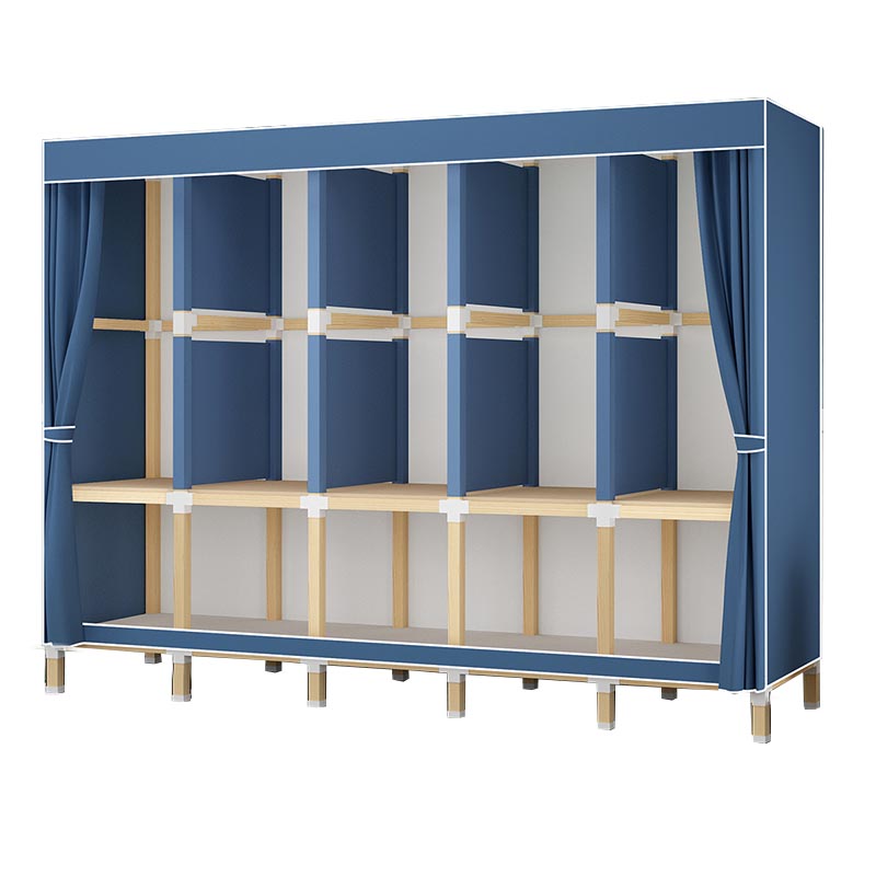 Guardaroba in stile contemporaneo in legno solido armadio a 1 porte per la casa