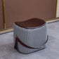 Contemporary Faux Leather Upholstered Ottoman Rectangle Shape Standard Clearhalo 'furn' 'furn_ottomans_poufs' 'Furniture' 'Living Room Furniture' 'Ottomans & Poufs' 'ottomans_poufs' 5687136