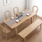 Pine Solid Wood Dinette Table Modern Natural Legs Dining Site Table