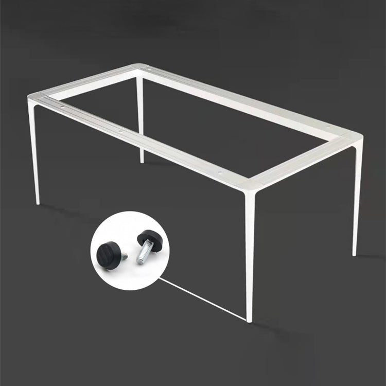 Table à manger blanche de style moderne