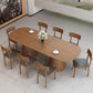 Pine Solid Wood Dinner Table Contemporary Style Brown Dining Table for Home Kitchen Dinner Clearhalo 'Dining Tables & Seating' 'Dining Tables' 'dining_table' 'furn' 'furn_dining_table' 'Furniture' 'Kitchen & Dining Furniture' 5687436